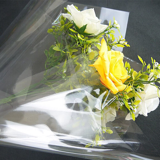 Qiaoxinshi cellophane wrapping paper 50 sheets waterproof paper bouquet wrapping paper handmade diy material practical for new year gifts