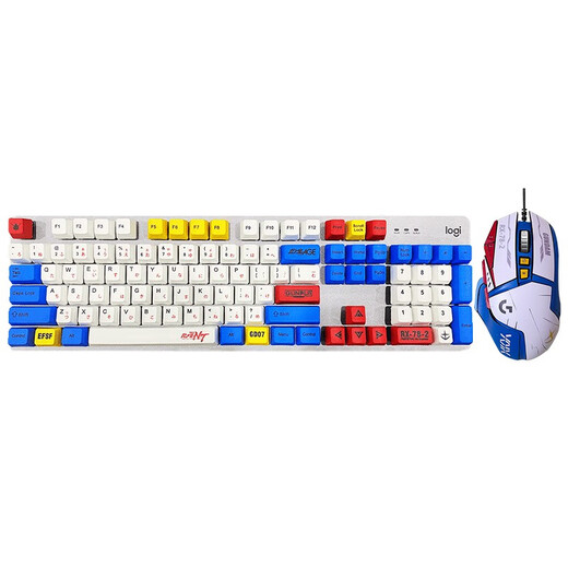 罗技（Logitech）G502 HERO 有线游戏鼠标配重 K845机械游戏电竞键鼠套装 送男友女友 【青轴蓝白套装】K845+G502hero