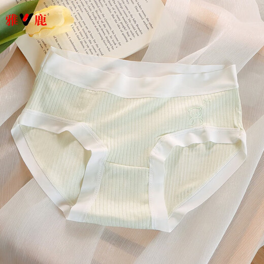 Ropa interior de Yalu para mujeres, niñas transpirables, ropa interior de vidrio en medio de vidrio para mujeres, chicas dulces simples de verano, ropa interior 699# 699# cinco colores, 5 piezas XL 120-140Jin [Jin equivale a 0.5 kg]