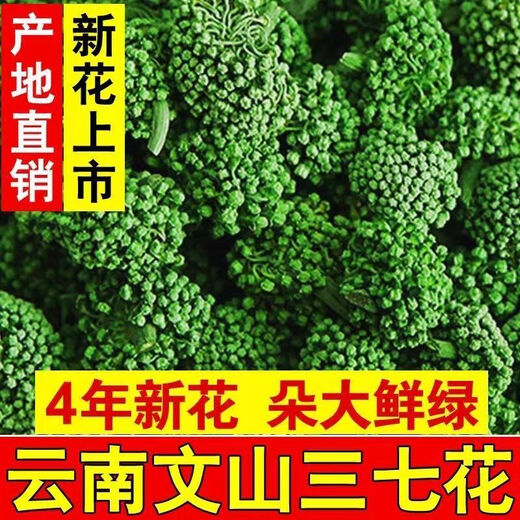 北京同仁堂三七花云南文山特级野生四年生田七花养生茶 精选四年新花250克