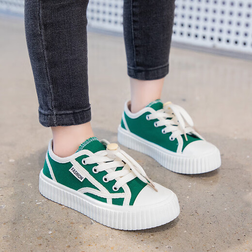 Zapatos de lona para niños Zapatos de niñas 2025 Nuevos zapatos de lienzo zapatos de tablero de niños