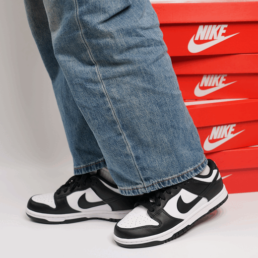 Nike (Nike) Panda Chaussures Dunk Black and White Low Top Top pour hommes et femmes Chaussures de planche Sports et décontracté DD1391 DD1503 DD1503-101 Spot féminin, faux et trois.