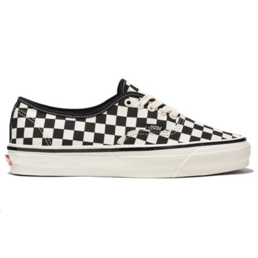 VansAuthentic Classic Vielseitige, nicht gleitende und weastresistente Low-Top-Leinwandschuhe, gleicher Stil für Männer und Frauen, Schwarz und Weiß, Schwarz und Weiß 35