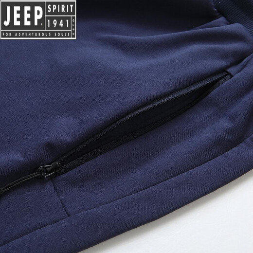 JEEP SPIRIT纯棉运动七分裤男夏季宽松直筒大码弹力透气舒适休闲短裤舒适透气 6169灰色收口 M