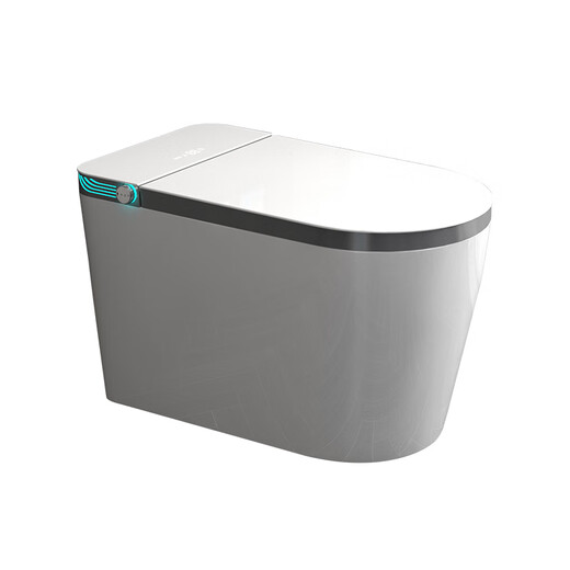 Jiumu Jomoo Offizielle leichte und intelligente Toilette Vollautomatischer Soforttyp Dual Wasserstraße Integrierter Wasserdruckbegrenzung Siphon Toilette Top -Fit -Version - graue Seite [Full Intelligence] 250 -mm -Lieferungspaketinstallation