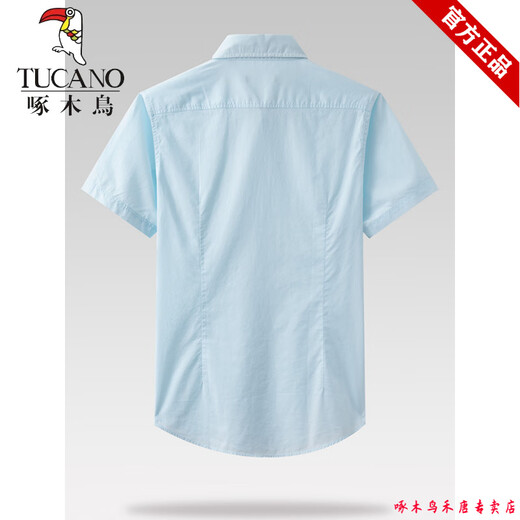 Camisa de algodón puro de algodón puro de carpintio de cargador de carcasa de cardía pura Oxford Oxford Middle-Eby y jóvenes de verano 100 algodón 100 algodón cómodo, libre de planchar, sensación fría, verde claro S 165/84A/3895-105Jin [Jin equivale a 0.5 kg]