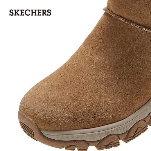 Skechers New Year's gift boots for women 2025 new winter velvet warm snow boots high-top outdoor casual boots 169103