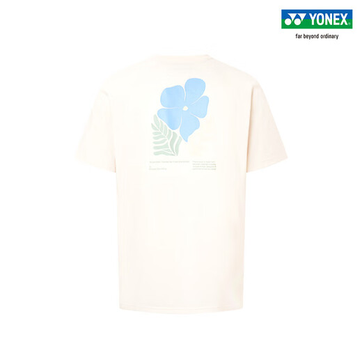Yonex Yonex Badminton Anzug Kurzarm T-Shirt Sport schnell trocken atmungsaktiven Komfort Herren-Sportwettbewerb Training Fitness 16873 ICE BEIGE MEN und Damenselbe Kurzarm XL (180) = o