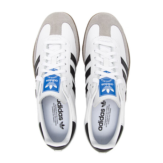 阿迪达斯 （adidas） 三叶草男鞋春新款运动休闲鞋复古时尚老爹鞋舒适耐磨减震跑步鞋B IH4882/白/蓝/德训鞋 45