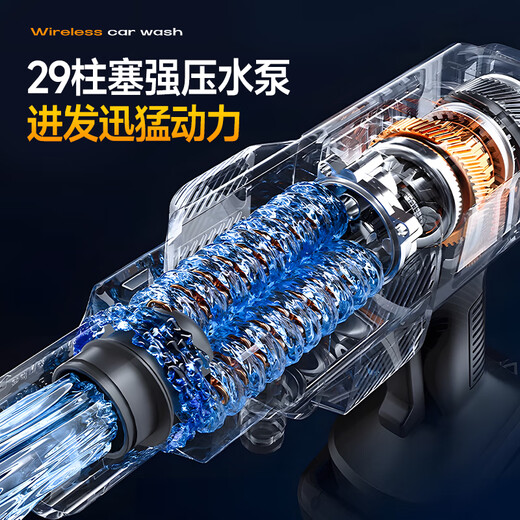 XIANNIAO high-pressure water gun car washing machine household car washing artifact complete set of yard spray cleaning floor wireless lithium battery brush car pump