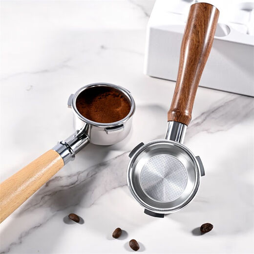 Yum bild 58mm Drei-Ohren-Boden ohne Baicui 3833 Marseille/Lehehe Kaffeemaschine mit Bodengriff mit massivem Holz 58 mm Drei-Ohr-Yum-Bild/Xiaofang Pro Rosewood D0.