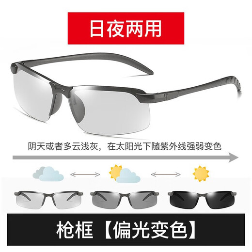 Shooting fish glasses technology, fishing and drifting polarized glasses for men, high-definition lake shooting, fishing, driving, color-changing glasses, day and night dual-use fishing glasses