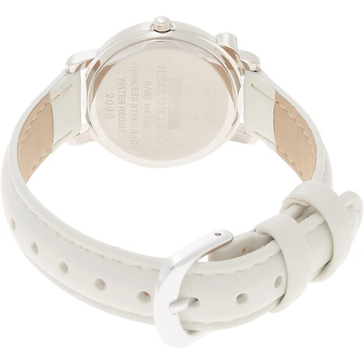 Bürger Q/Q Falcon Watch Leicht und vielseitig weißer Hund wasserdichte Zeiger Uhr AA95-9854