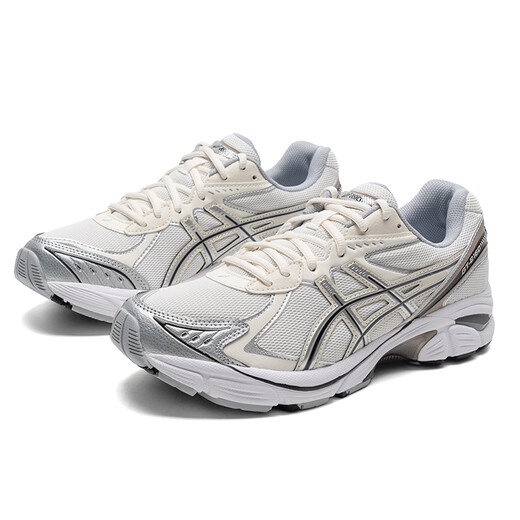 Asics casual shoes men's shoes women's shoes spring new GT-2160 shock-absorbing breathable sports shoes retro dad shoes 1203A320-109/white/dark blue/GT-216 42.5