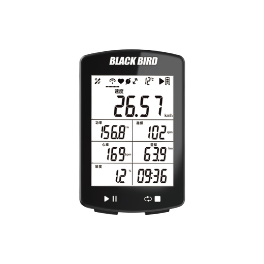 
Blackbird (Blackbird) BB20 code meter GPS wireless smart odometer mountain road bicycle large screen waterproof cycling equipment