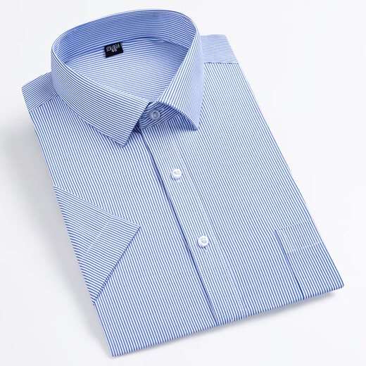 CEO Yageor men's short-sleeved shirt 2025 summer middle-aged business casual versatile comfortable and breathable cotton professional worker DX6629 38