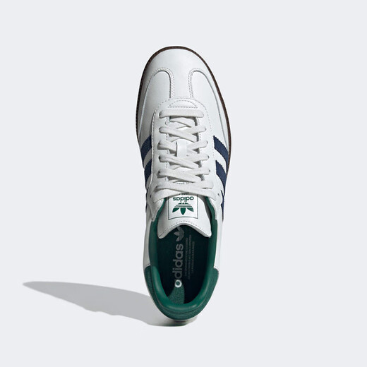 Chaussures adidas pour femmes 2025 Spring Nouvelles chaussures T-Toe Retro Genius Shoes Vl Court 3.0 Sports Chaussures IH4882 / White / Green / Dark Blue 36.5
