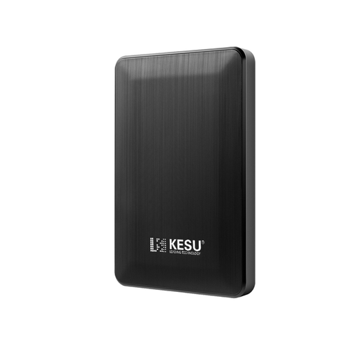 KESU 1TB mobile hard drive large capacity USB3.0 mobile phone laptop external storage mechanical hard drive 2.5 inches K1-Fashionable Black + Hard Drive Bag