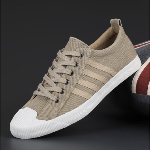 Changxiang Huili Herrenschuhe 2025 Sommer Neue atmungsaktive farbblockierende Leinwandschuhe Vielseitige Anti-Odor-Freizeitschuhe Ein-Fuß-Pedalschuhe Herren trendy 22165 Blau 38 Standard Sportschuhe Größe