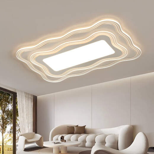 
Opp Lighting (OPPLE) 2025 new full spectrum living room headlight rectangular ceiling light 2024 new modern simple generation master bedroom lamp 1W full spectrum 9755*35CM three-color light change
