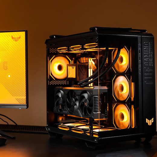 ASUS RTX5080/5090D graphics card host Ryzen 7 9800X3D assembled computer host ASUS rog family bucket Black Myth Game DIY desktop assembled computer host upgrade package