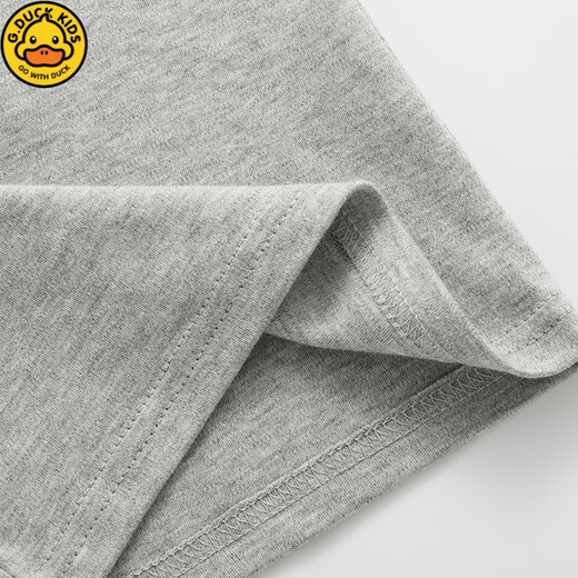 G.duck baby POLO shirt long-sleeved T-shirt for boys and girls, autumn clothing, children's tops, toddler shirts, casual and stylish, hot sale, white 110, recommended height 100-110cm, 4-5 years old