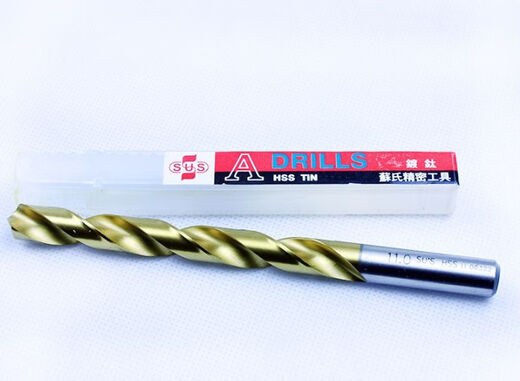 SU'S SU'S SUS EN ACIER BIT BIT PERCEUR TITANIUM à haute vitesse à haute vitesse Sage de foret à pointe de perceuse à usure de forte résistante à 1,0-13 mm D9195 mm Prix monobloc. Spécifications des notes de commande d'atelier