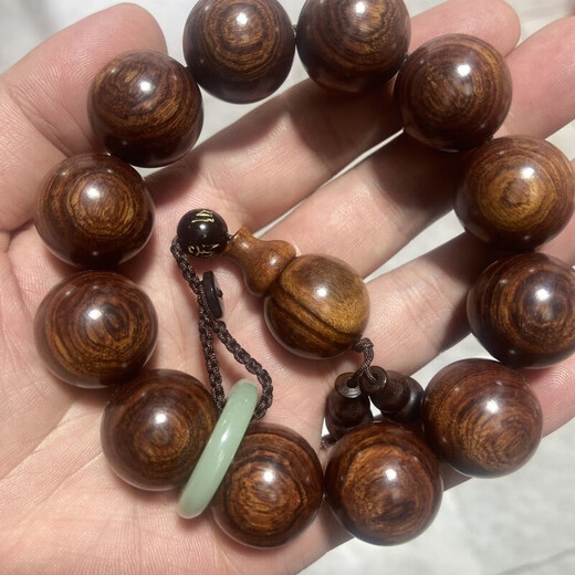 新款黄花梨手串手链2.0高油高密男士沉水老料佛珠念珠纯.天然随机 新款黄花梨手串手链2.0高油高密男士沉水老料佛珠念