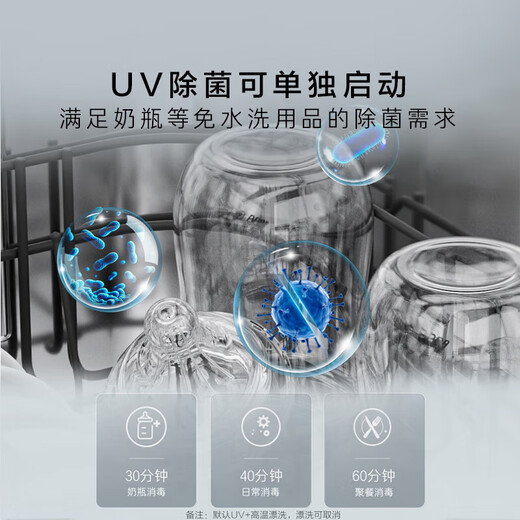 Casarte Small waist F11 dishwasher built-in small 14 sets 45cm ultra narrow first level water efficiency smart switch door quick dry CYBW1457GHU1 F11 I 14 sets I ultra narrow 45CM