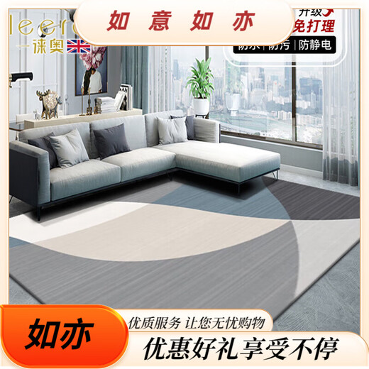 Alfombra de sala de estar lei'erout No lavable el sofá lavable Mat de la zona grande Sala completa Home Home Imploude Waterproof Simple No. 13567 300cm*200 cm (resistente al desgaste y duradero)