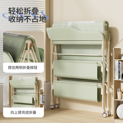 Mesa de pañales tong xien mesa de cuidado del bebé mesa de cambio de pañal para bebé recién nacido bebé bebé bañera masaje touch mesa táctil plegable edición exclusiva verde
