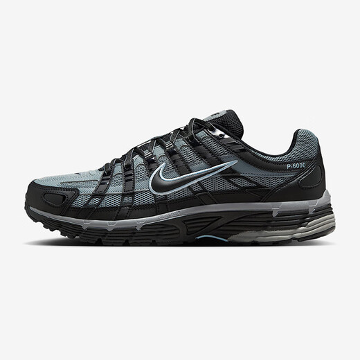 耐克（NIKE）休闲鞋男鞋2025新款夏季运动鞋P-6000老爹鞋减震跑步鞋FJ5443 IF6199-003黑/冷灰/天青石蓝 42.5