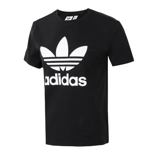 阿迪达斯 （adidas）女装运动套装 三叶草时尚休闲服短袖T恤衫宽松透气休闲短裤两件套 IR9533+JE1309 S