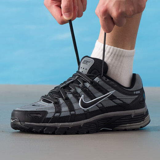 Nike (Nike) men's shoes P-6000 autumn low-top cushioning running shoes mesh breathable lightweight retro casual sneakers IF6199-003 39