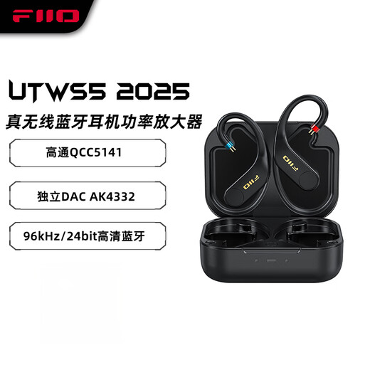 FiiO UTWS5 2025 Flagship True Wireless Bluetooth Upgrade Cable Sports Running Wireless Ear Mount 0.78