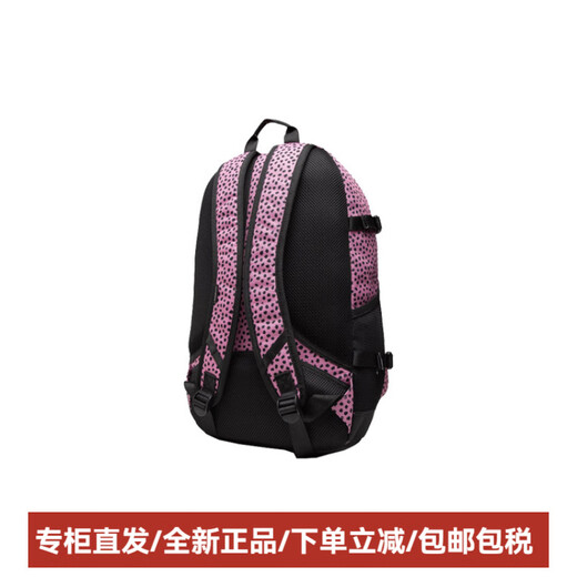 Converse black polka dot full print large capacity polyester polyester school bag backpack backpack regular men and women same style pink pink
