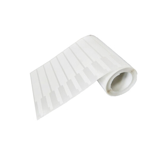 Dinthin DS-XLBQ1276 Étiquette de câble 12 mm76 mm + 30 mm blanc 400 pièces / rouleau