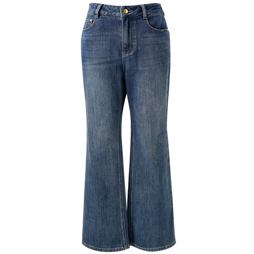 Sancai 2025 autumn new style bootcut jeans high waist slim trousers for slimming women