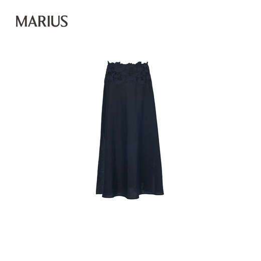 Serie Marius Rain and Dew 丨 'Cold Cover' Nordic Simple Style Vest/Camiseta/falda Marina [falda] m