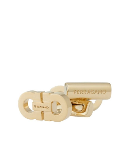 Ferragamo 25fw Doppelgancini Manschettenknöpfe Herrenfarbe 770385 Universelle Größe