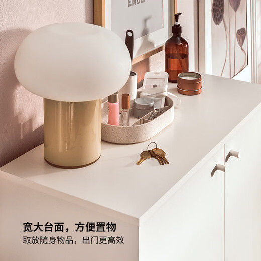 IKEA (IKEA) KLEPPSTAD simple shoe cabinet home entrance cabinet entrance storage cabinet white shoe cabinet