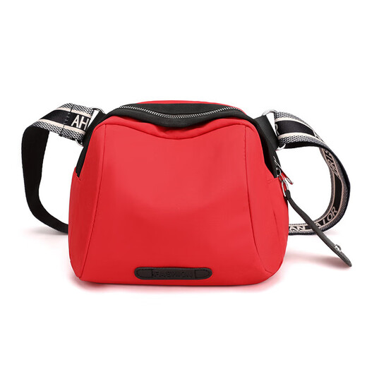 Nuevo bolso de hombro a la moda de nylon femenino moderno bolso móvil de concha de color móvil versátiles de gran capacidad mini negro