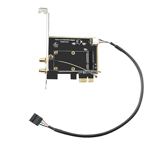 DIEWU Mini PCIE laptop wireless network card adapter card MINI PCI-E to desktop PCI-E adapter card TXB098 PCIE-1x to mini PCIE