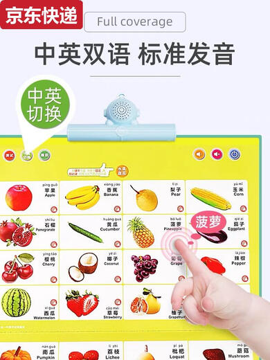 奇立彩幼儿童发声点读学习书宝宝早教机神器充电玩具拼音唐诗中英文 399内容-蓝色充电款-23面