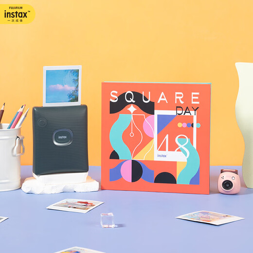 INSTAX Fuji One-time Imaging Square Photo Album Geometric Fantasy