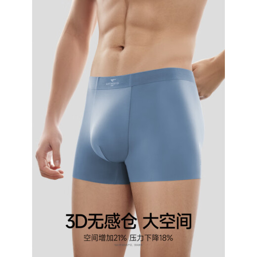 七匹狼（SEPTWOLVES）男士内裤男生冰丝莫代尔新款夏季凉感高档平角男款四角短裤高端 男士甄选礼盒【80支莫代尔】3895 L (腰围2.1-2.2尺 100-120斤)