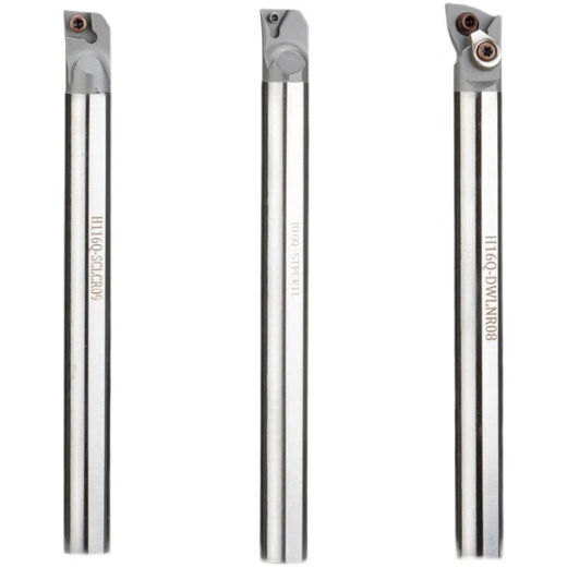 CWB high-speed steel shock-resistant inner hole tool rod shock-proof small hole CNC lathe boring alloy tool rod H16Q-STUCR16 K-SCLCR04 small processing hole diameter 7 handle diameter 6 length 12529