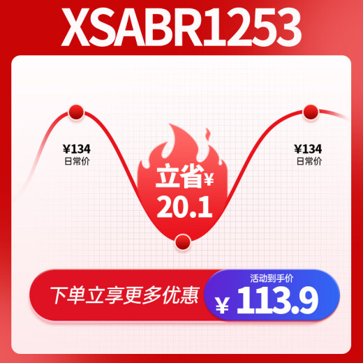 达达里奥（D'Addario）XSABR1253美国进口民谣吉他琴弦 防锈镀膜钢弦芯 适中12-53黄铜