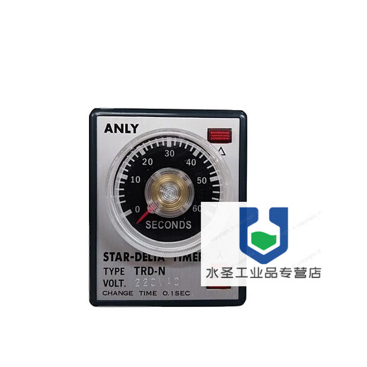 TRD-N motor starting relay star-delta starter 220V 60S with base voltage time remark no remark default