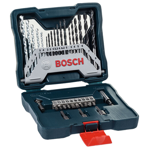 BOSCH metalworking, woodworking, and masonry bit drill bit mixed set X33 (33 pieces)